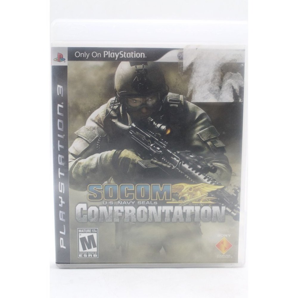 SOCOM: U.S. Navy SEALs Confrontation (Sony PlayStation 3, 2008) Complete w/ Orig